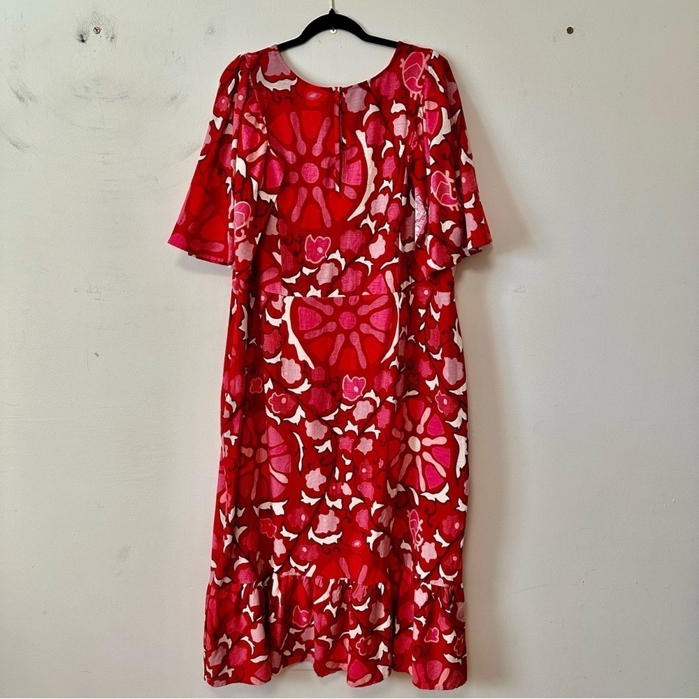 RHODE Long Floral Dress Sz 24 NWT - Picture 2 of 8